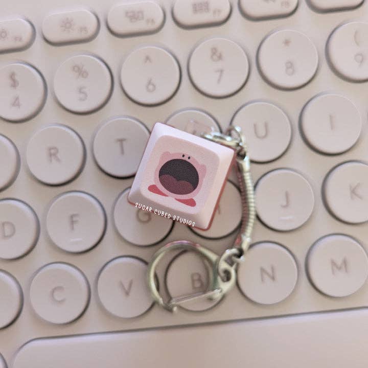 Kirbo - Fidget Keycap Keychain