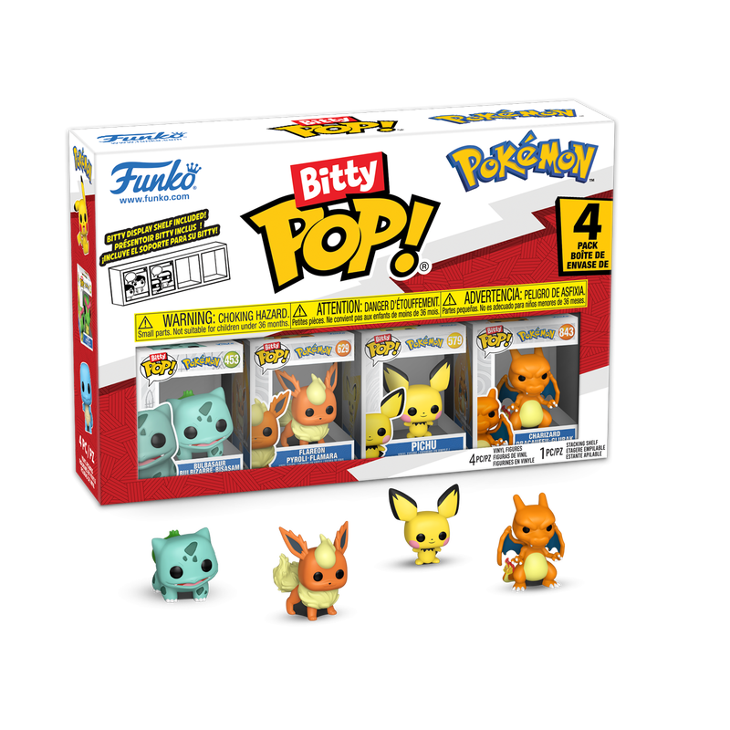 Bitty Pop! Pokémon 4-Pack Series 3