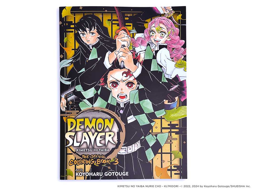 Demon Slayer: Kimetsu no Yaiba: The Official Coloring Book 3 by