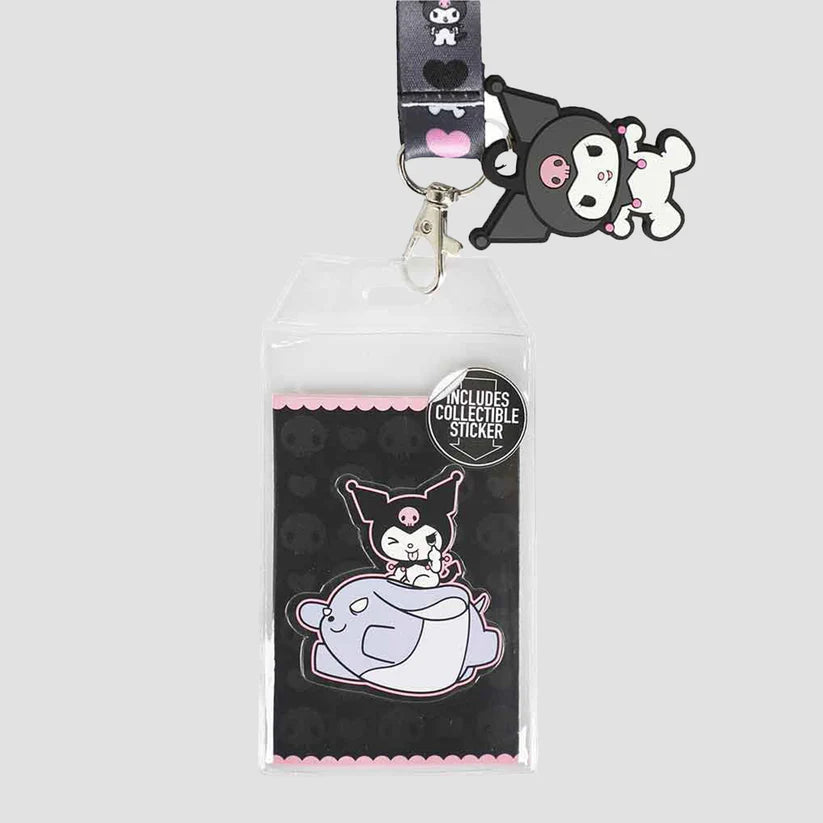 Kuromi and Baku Lanyard