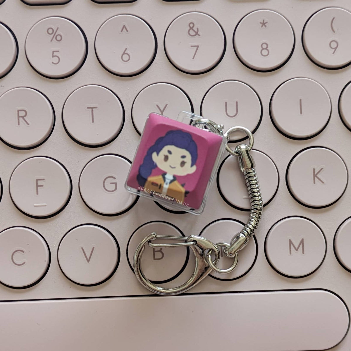 The Leader, Girly Pop Hunters - Fidget Keycap Keychain