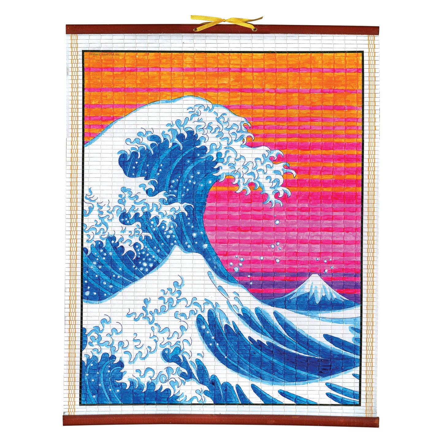 Paper Scroll Painting Kit for Kids - The Great Wave