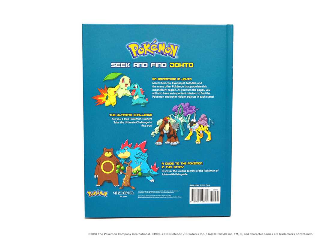Pokémon Seek and Find: Johto by Viz_Unknown