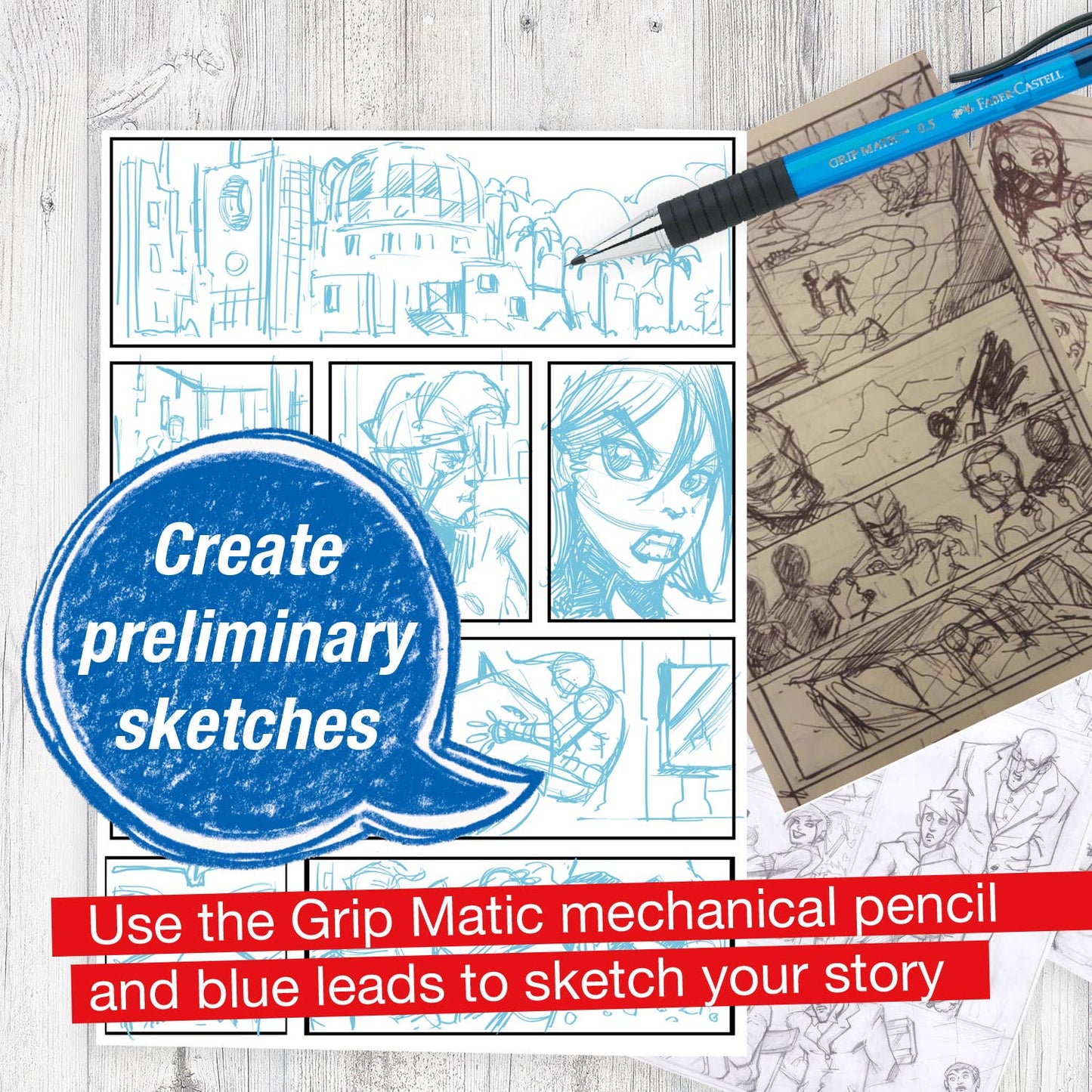 Comic Illustration Set: Create Your Own Comics