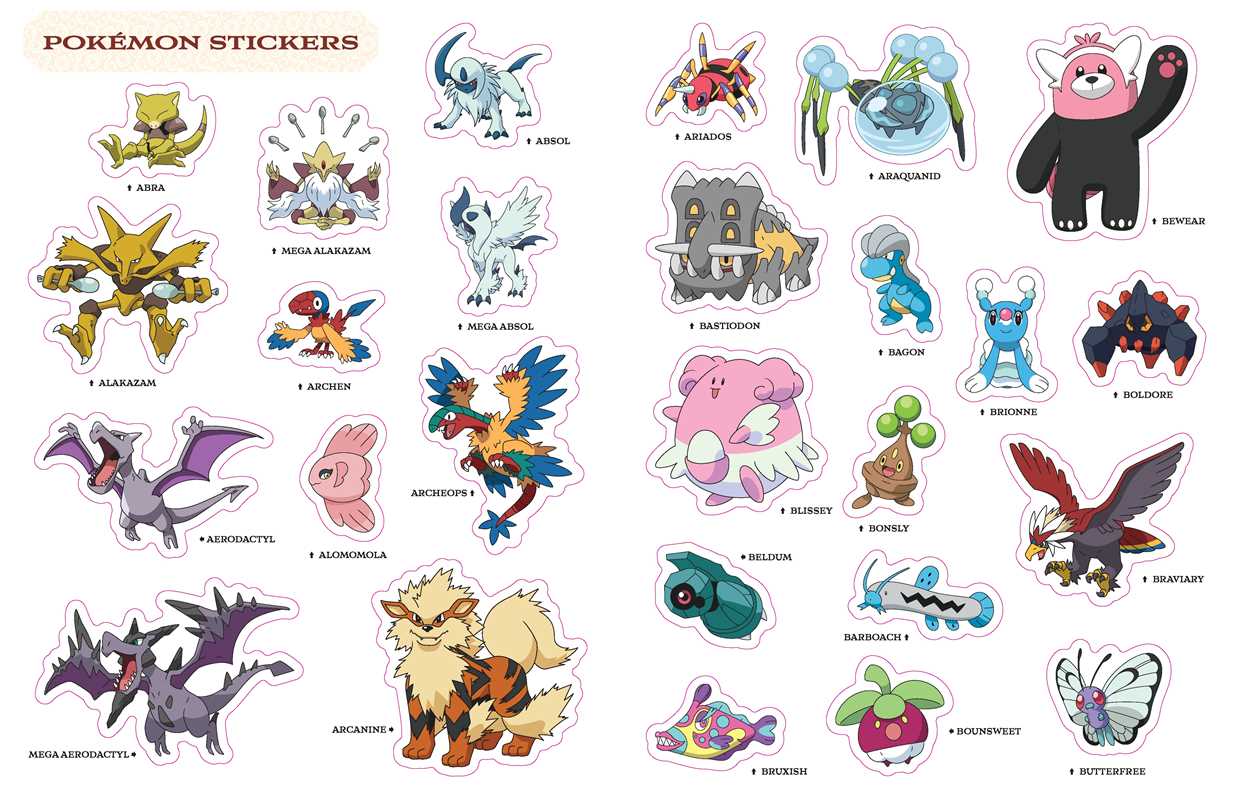 Pokémon Alola Region Sticker Book by The Pokemon Company International