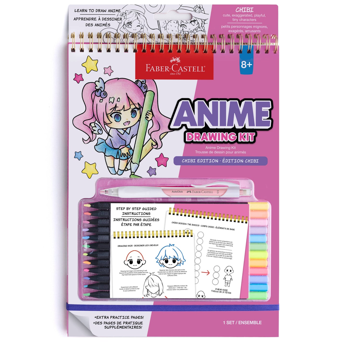 Anime Drawing - Chibi Edition Drawing Instruction Kit