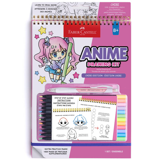 Anime Drawing - Chibi Edition Drawing Instruction Kit