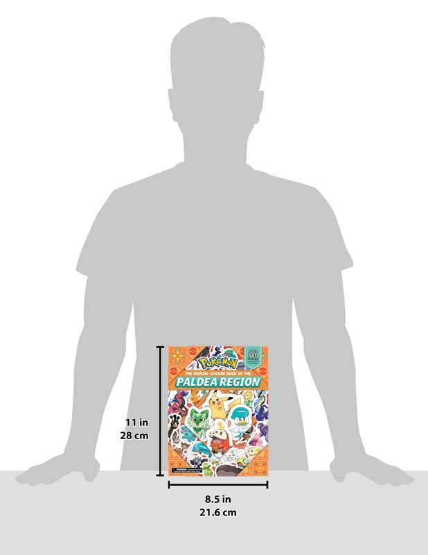 Pokémon The Official Sticker Book Of The Paldea Region  by Pikachu Press