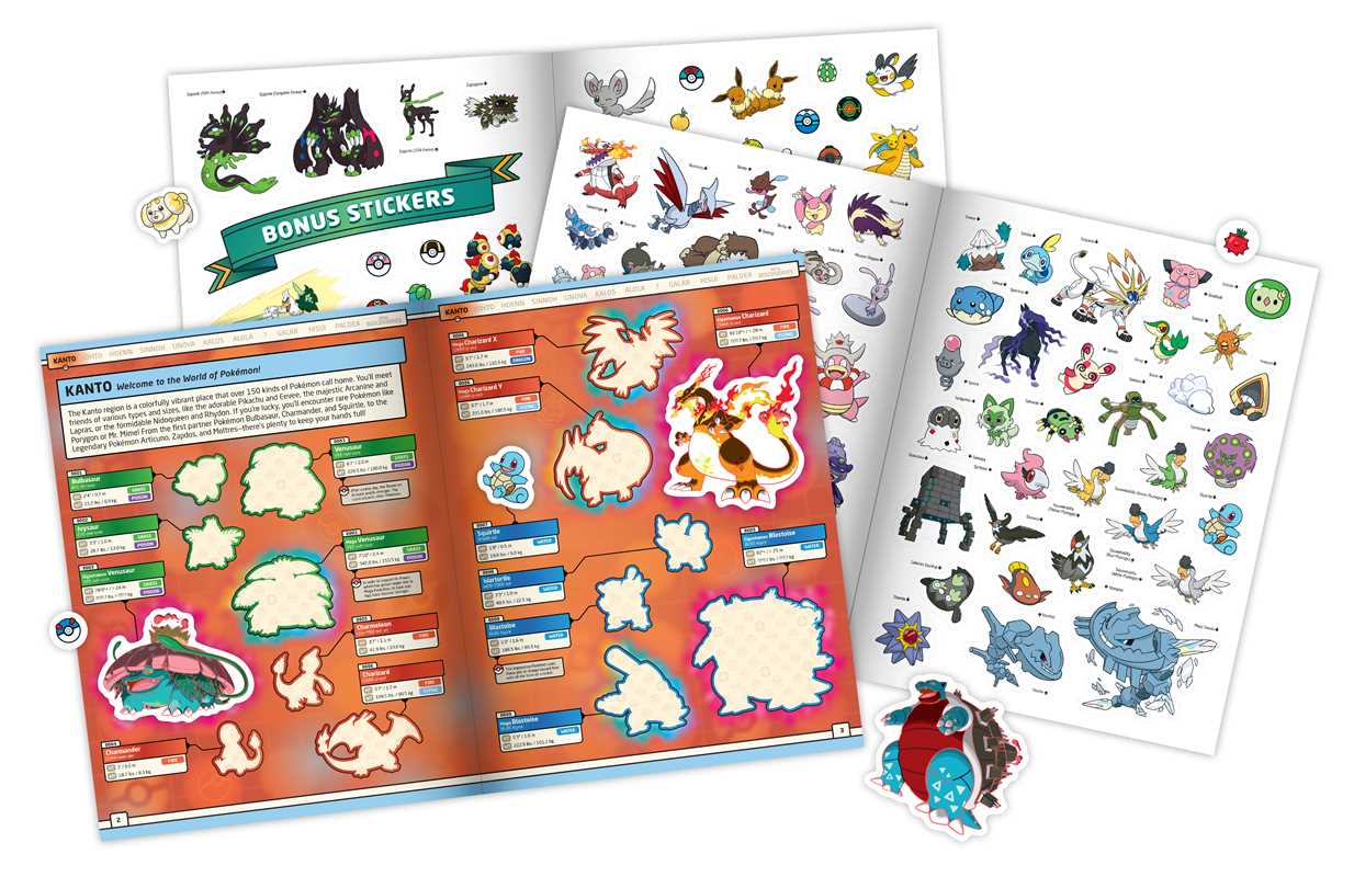 Pokémon Epic Sticker Collection 3rd Edition: From Kanto to Paldea by Pikachu Press