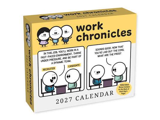 Work Chronicles 2027 Day-to-Day Calendar by Bob  .