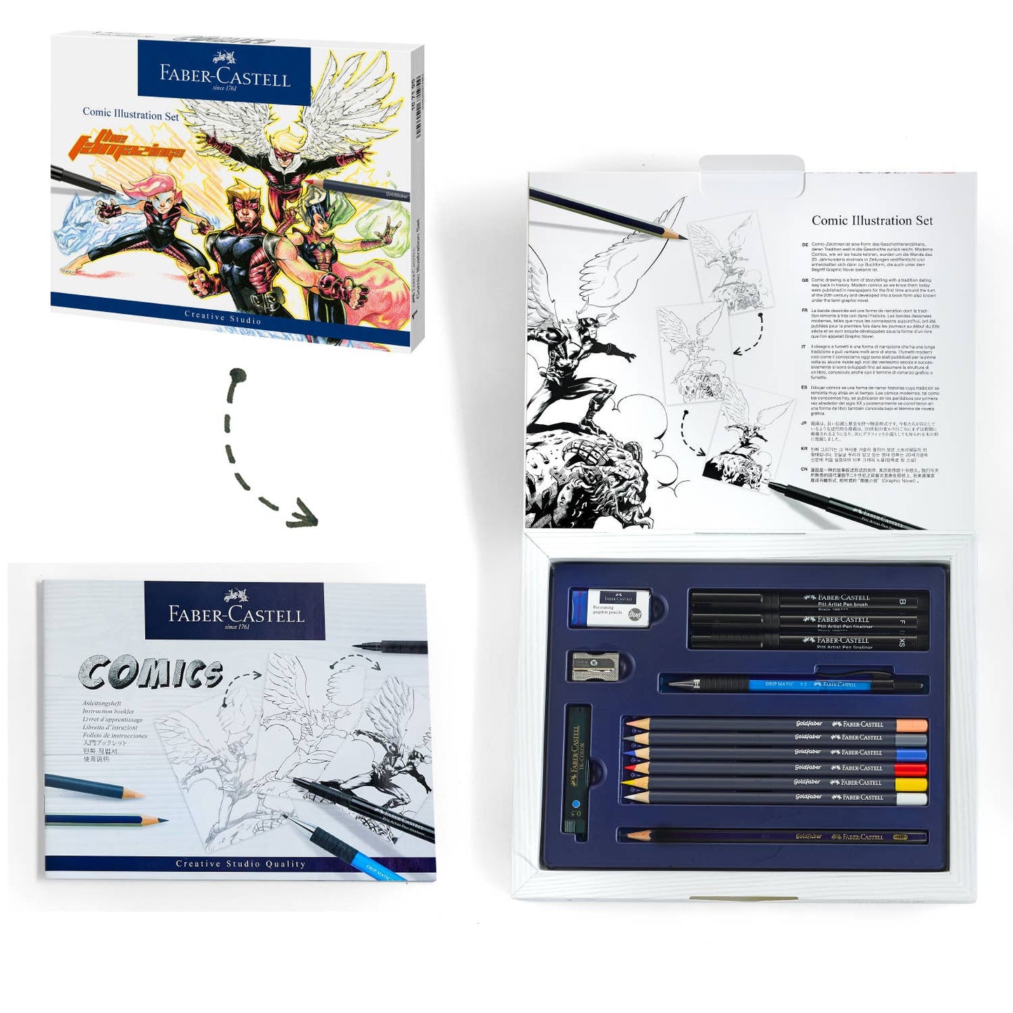 Comic Illustration Set: Create Your Own Comics