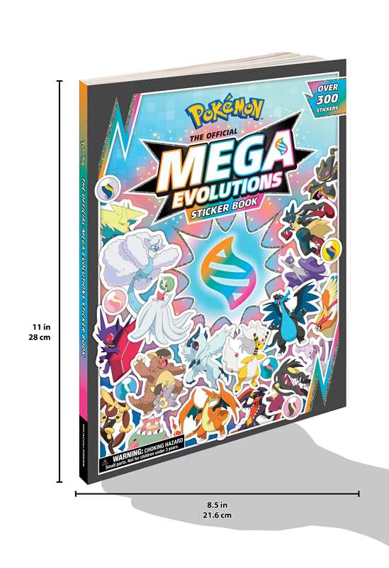 Pokémon The Official Mega Evolutions Sticker Book by Pikachu Press