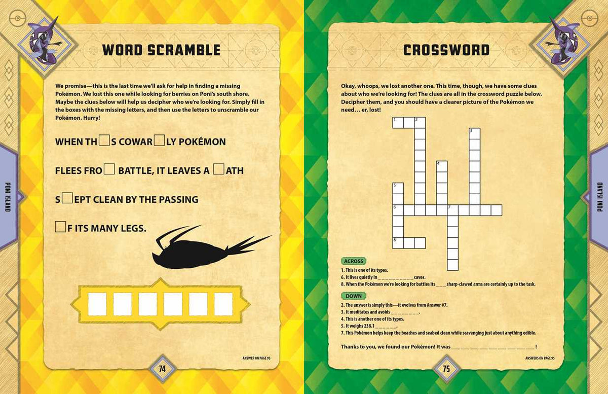Pokémon Alola Region Activity Book by Lawrence Neves