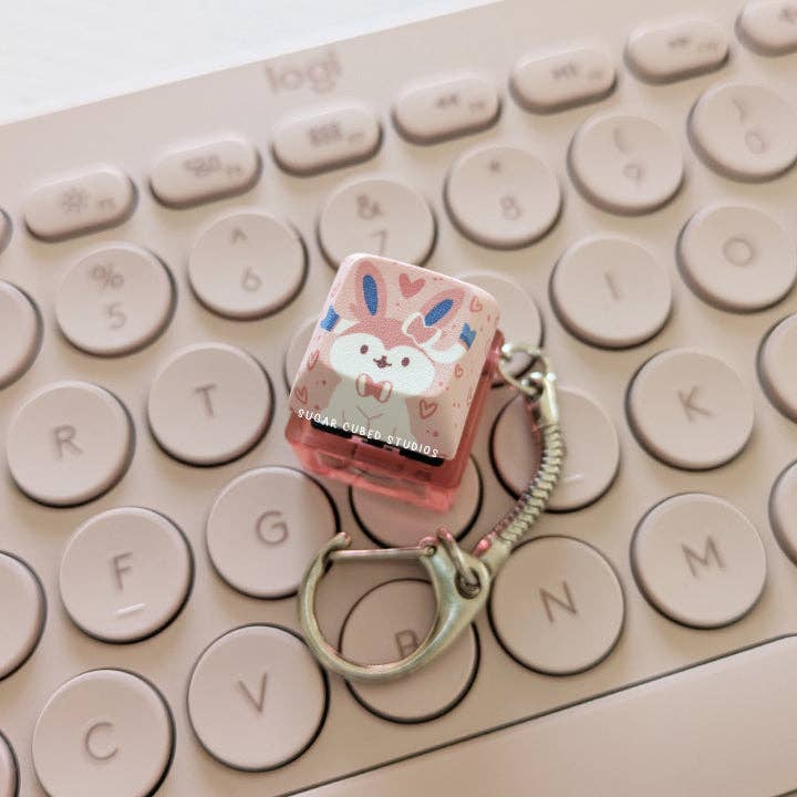 Sylve #700 - Fidget Keycap Keychain