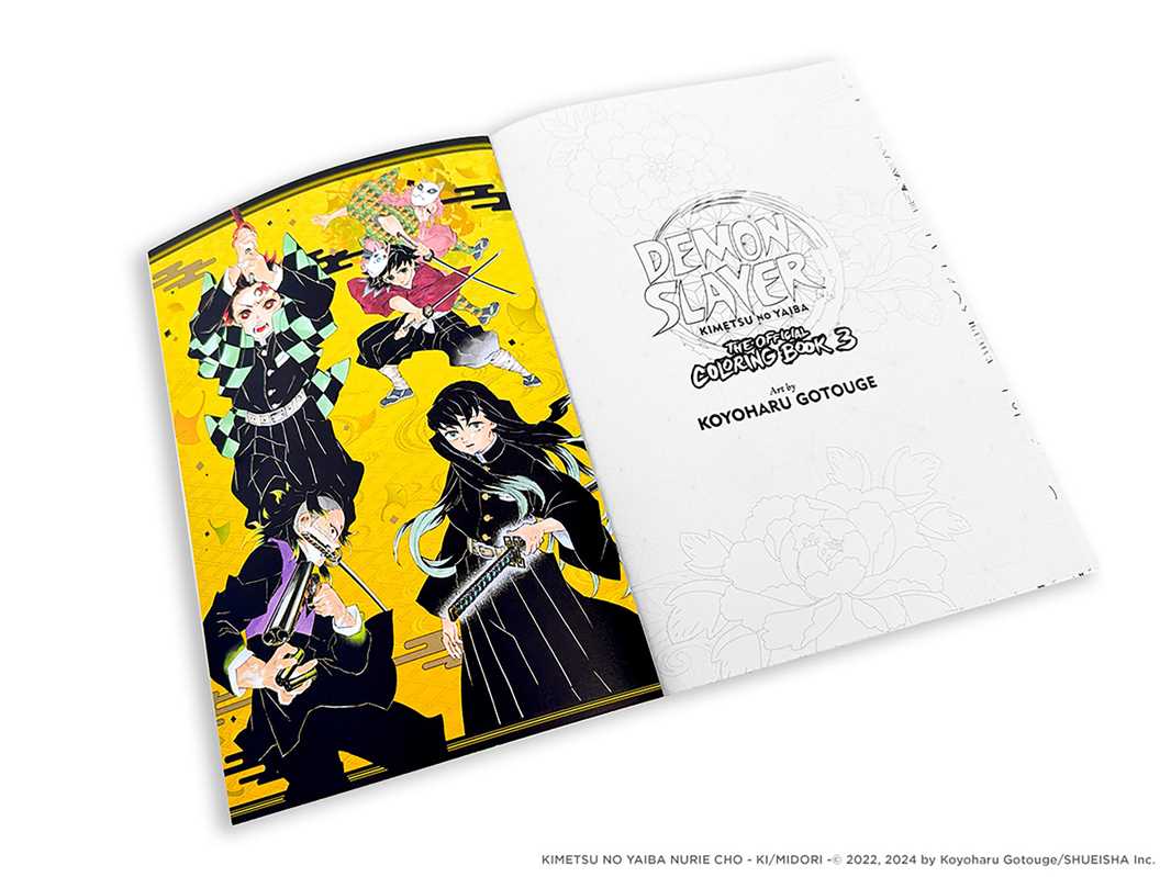 Demon Slayer: Kimetsu no Yaiba: The Official Coloring Book 3 by