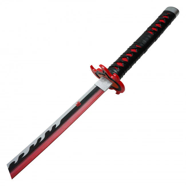 Demon Slayer Flame Hashira's Katana 38.5" Light-Up LED Anime Sword Replica with Scabbard