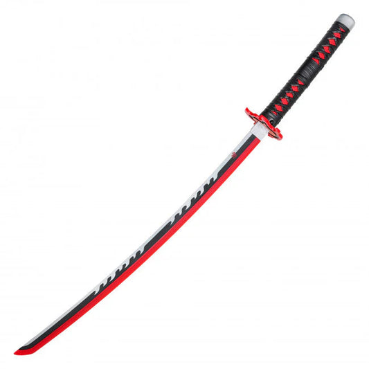 Demon Slayer Flame Hashira's Katana 38.5" Light-Up LED Anime Sword Replica with Scabbard