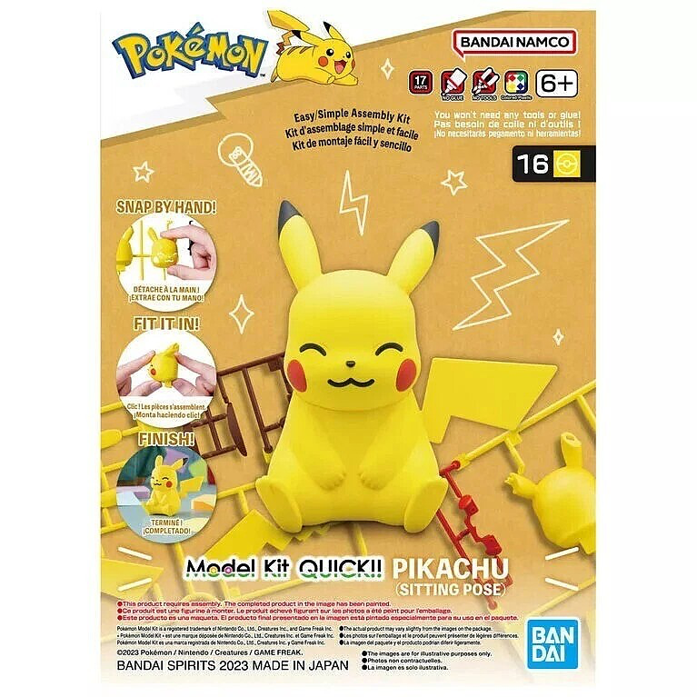 Pokemon Pikachu Sitting Pose Model