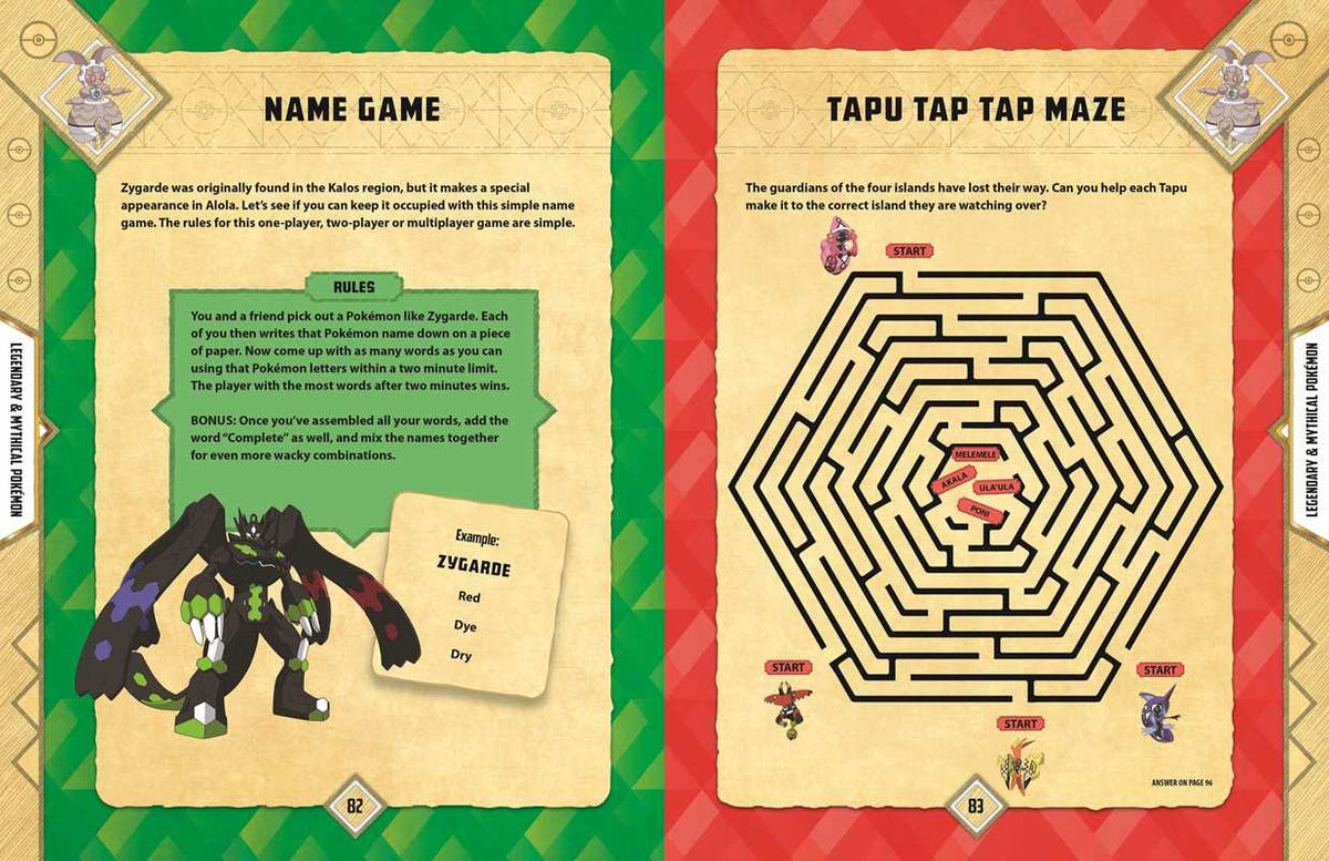 Pokémon Alola Region Activity Book by Lawrence Neves