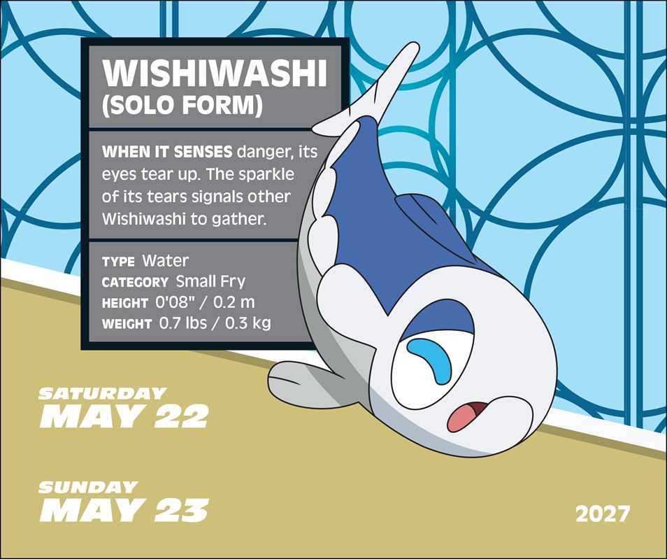 Pokémon 2027 Day-to-Day Calendar by Pokémon