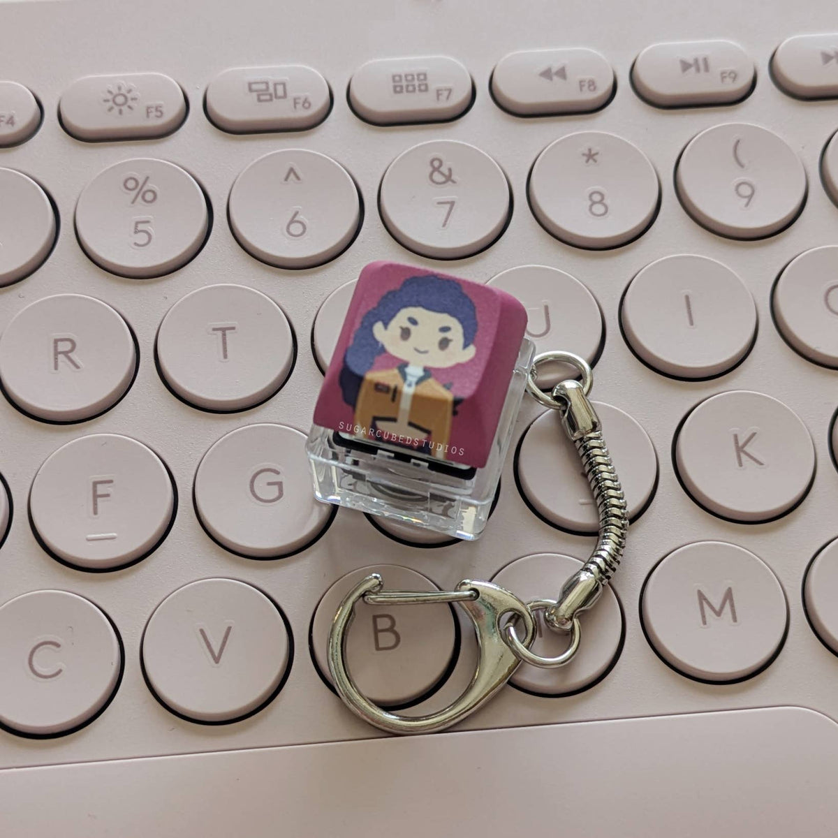 The Leader, Girly Pop Hunters - Fidget Keycap Keychain