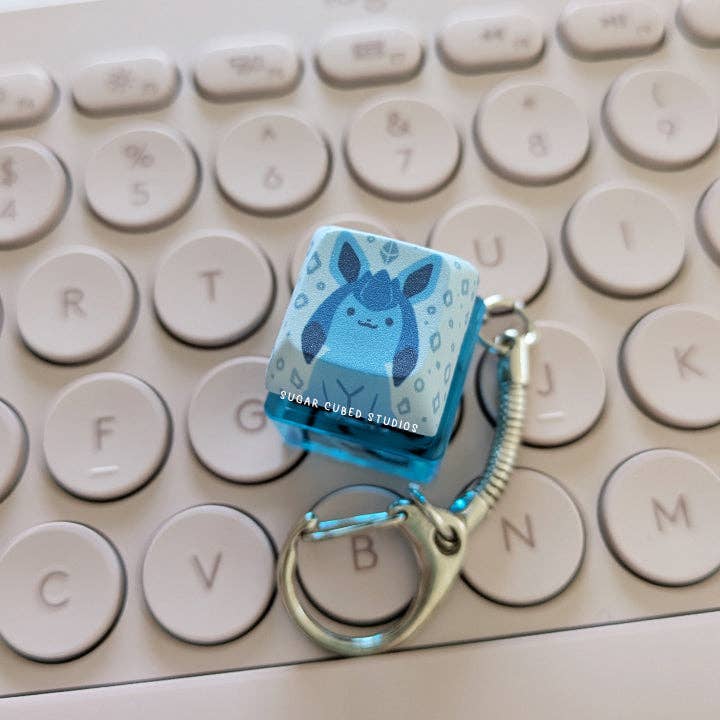 Glace #471 - Fidget Keycap Keychain