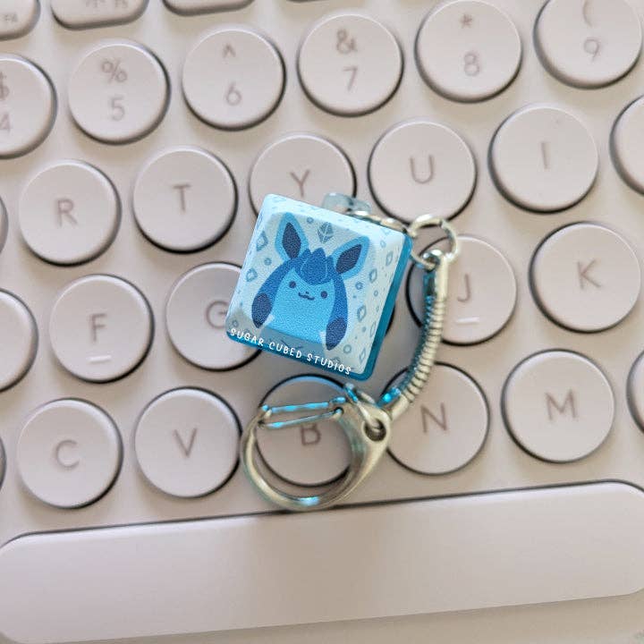 Glace #471 - Fidget Keycap Keychain