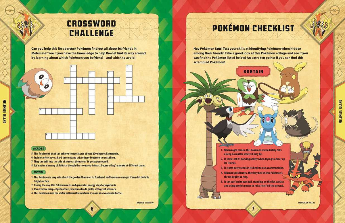 Pokémon Alola Region Activity Book by Lawrence Neves