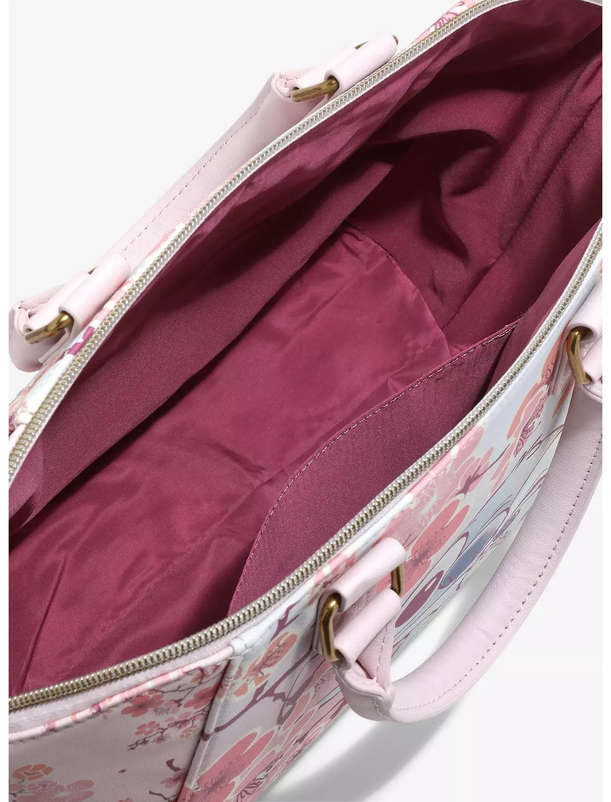 Loungefly Disney Stitch Cherry Blossoms Satchel Bag