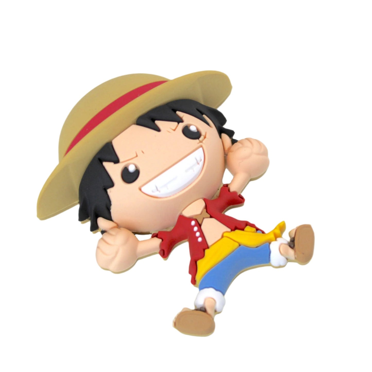 One Piece Monkey D. Luffy Jumping 3D Foam Magnet (Copy)